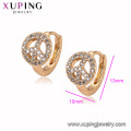 94940 En gros de bonne qualité top design bijoux en laiton matériel huggies boucles d&#39;oreilles pour les femmes
